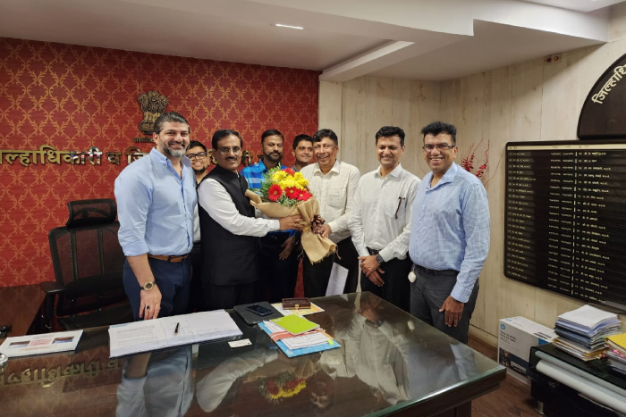 Glimpses of 10 Oct, 2022 CREDAI MCHI THANE Managing Committee & Youth Wing Welcoming New Thane Collector Shri. Ashok Shingare IAS