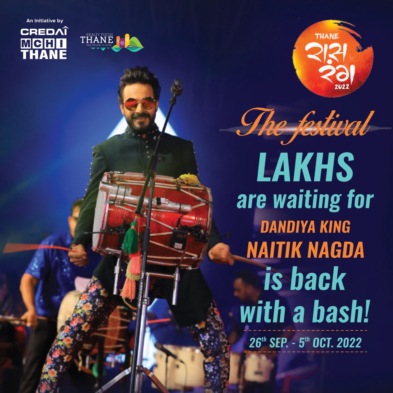 Thane Raas Rang - The Festival Lakhs Are Waiting For Dandiya King Naitik Nagda Is Back With A Bash!